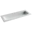 Раковина накладная мебельная Грация (Grace) прямоугольная 1210x457x137 с тремя отверстиями под смеситель цвет белый CN7024