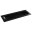 Раковина накладная мебельная Грация (Grace) прямоугольная 1210x457x137 с тремя отверстиями под смеситель цвет черный матовый CN7024MB