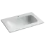 Раковина накладная мебельная CERAMICANOVA Грация (Grace) 710x457x137 с отв. под смеситель, белый CN7031