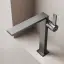 Смеситель для раковины высокий SANCOS Линн (Linn), вороненая сталь, арт. SC9020GG