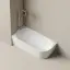 Акриловая ванна Sancos Грань Л (Edge L) 1700x800x580, угловая, левая, с каркасом, со сливом-переливом, донным клапаном с системой "Клик - Клак",  белый, арт. FB23L