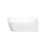 Акриловая ванна Sancos Грань Р (Edge R) 1700x800x580, угловая, с каркасом, со сливом-переливом, донным клапаном с системой "Клик - Клак",  белый, арт. FB23R
