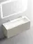 Тумба подвесная SANCOS Сноб T (Snob T) 120x45x50 c двумя ящиками оснащенными доводчиками, Бежевый матовый (Beige Soft), арт.SNT120CE