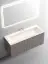 Тумба подвесная SANCOS Сноб T (Snob T) 120x45x50 c двумя ящиками оснащенными доводчиками, Пыльная роза (Doha Soft), арт.SNT120SM