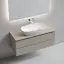 Тумба подвесная SANCOS Сноб T (Snob T) 120x45x50 c двумя ящиками оснащенными доводчиками, Бежевый матовый (Beige Soft), арт.SNT120CE