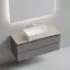 Тумба подвесная SANCOS Сноб T (Snob T) 120x45x50 c двумя ящиками оснащенными доводчиками, Пыльная роза (Doha Soft), арт.SNT120SM
