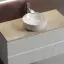 Тумба подвесная SANCOS Сноб T (Snob T) 100x45x50 c двумя ящиками оснащенными доводчиками, Белый матовый (Bianco), арт.SNT100W