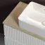 Тумба подвесная SANCOS Сноб T (Snob T) 100x45x50 c двумя ящиками оснащенными доводчиками, Белый матовый (Bianco), арт.SNT100W
