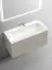 Тумба подвесная SANCOS Сноб Р (Snob R) 80x45x50 c двумя ящиками оснащенными доводчиками, Белый матовый (Bianco), арт.SNR80W