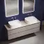Тумба подвесная SANCOS Сноб T (Snob T) 80x45x50 c двумя ящиками оснащенными доводчиками, Пыльная роза (Doha Soft), арт.SNT80SM