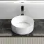 Тумба подвесная SANCOS Сноб Р (Snob R) 80x45x50 c двумя ящиками оснащенными доводчиками, Белый матовый (Bianco), арт.SNR80W