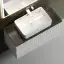 Тумба подвесная SANCOS Сноб T (Snob T) 100x45x50 c двумя ящиками оснащенными доводчиками, Белый матовый (Bianco), арт.SNT100W