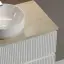 Тумба подвесная SANCOS Сноб T (Snob T) 80x45x50 c двумя ящиками оснащенными доводчиками, Белый матовый (Bianco), арт.SNT80W
