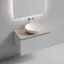 Тумба подвесная SANCOS Сноб T (Snob T) 90x45x50 c двумя ящиками оснащенными доводчиками, Белый матовый (Bianco), арт.SNT90W