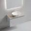 Тумба подвесная SANCOS Сноб T (Snob T) 90x45x50 c двумя ящиками оснащенными доводчиками, Белый матовый (Bianco), арт.SNT90W