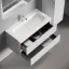 Тумба подвесная SANCOS Сноб T (Snob T) 90x45x50 c двумя ящиками оснащенными доводчиками, Белый матовый (Bianco), арт.SNT90W
