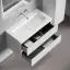Тумба подвесная SANCOS Сноб T (Snob T) 90x45x50 c двумя ящиками оснащенными доводчиками, Белый матовый (Bianco), арт.SNT90W