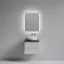 Тумба подвесная SANCOS Сноб T (Snob T) 60x45x50 c двумя ящиками оснащенными доводчиками, Белый матовый (Bianco), арт.SNT60W