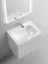 Тумба подвесная SANCOS Сноб T (Snob T) 60x45x50 c двумя ящиками оснащенными доводчиками, Белый матовый (Bianco), арт.SNT60W