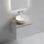 Тумба подвесная SANCOS Сноб T (Snob T) 60x45x50 c двумя ящиками оснащенными доводчиками, Белый матовый (Bianco), арт.SNT60W