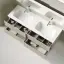 Тумба подвесная SANCOS Сноб T (Snob T) 70x45x50 c двумя ящиками оснащенными доводчиками, Бежевый матовый (Beige Soft), арт.SNT70CE