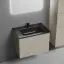 Тумба подвесная SANCOS Сноб T (Snob T) 70x45x50 c двумя ящиками оснащенными доводчиками, Бежевый матовый (Beige Soft), арт.SNT70CE