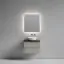 Тумба подвесная SANCOS Сноб T (Snob T) 70x45x50 c двумя ящиками оснащенными доводчиками, Бежевый матовый (Beige Soft), арт.SNT70CE