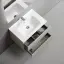 Тумба подвесная SANCOS Сноб T (Snob T) 70x45x50 c двумя ящиками оснащенными доводчиками, Бежевый матовый (Beige Soft), арт.SNT70CE