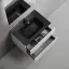 Тумба подвесная SANCOS Сноб T (Snob T) 70x45x50 c двумя ящиками оснащенными доводчиками, Белый матовый (Bianco), арт.SNT70W