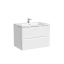 Тумба подвесная SANCOS Сноб T (Snob T) 70x45x50 c двумя ящиками оснащенными доводчиками, Белый матовый (Bianco), арт.SNT70W