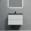 Тумба подвесная SANCOS Сноб T (Snob T) 70x45x50 c двумя ящиками оснащенными доводчиками, Белый матовый (Bianco), арт.SNT70W