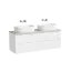 Тумба подвесная SANCOS Сноб T (Snob T) 70x45x50 c двумя ящиками оснащенными доводчиками, Белый матовый (Bianco), арт.SNT70W