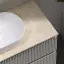 Тумба подвесная SANCOS Сноб Р (Snob R) 100x45x50 c двумя ящиками оснащенными доводчиками, Бежевый матовый (Beige Soft), арт.SNR100CE