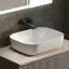 Тумба подвесная SANCOS Сноб Р (Snob R) 70x45x50 c двумя ящиками оснащенными доводчиками, Пыльная роза (Doha Soft), арт.SNR70SM