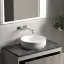 Тумба подвесная SANCOS Сноб Р (Snob R) 70x45x50 c двумя ящиками оснащенными доводчиками, Бежевый матовый (Beige Soft), арт.SNR70CE