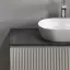 Тумба подвесная SANCOS Сноб Р (Snob R) 70x45x50 c двумя ящиками оснащенными доводчиками, Бежевый матовый (Beige Soft), арт.SNR70CE