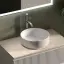 Тумба подвесная SANCOS Сноб Р (Snob R) 70x45x50 c двумя ящиками оснащенными доводчиками, Белый матовый (Bianco), арт.SNR70W