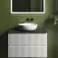 Тумба подвесная SANCOS Сноб Р (Snob R) 70x45x50 c двумя ящиками оснащенными доводчиками, Белый матовый (Bianco), арт.SNR70W