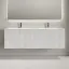 Тумба подвесная SANCOS Сноб Р (Snob R) 70x45x50 c двумя ящиками оснащенными доводчиками, Белый матовый (Bianco), арт.SNR70W