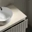 Тумба подвесная SANCOS Сноб Р (Snob R) 70x45x50 c двумя ящиками оснащенными доводчиками, Бежевый матовый (Beige Soft), арт.SNR70CE