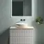 Тумба подвесная SANCOS Сноб Р (Snob R) 70x45x50 c двумя ящиками оснащенными доводчиками, Белый матовый (Bianco), арт.SNR70W