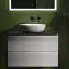 Тумба подвесная SANCOS Сноб Р (Snob R) 70x45x50 c двумя ящиками оснащенными доводчиками, Белый матовый (Bianco), арт.SNR70W