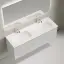 Тумба подвесная SANCOS Сноб Р (Snob R) 70x45x50 c двумя ящиками оснащенными доводчиками, Белый матовый (Bianco), арт.SNR70W