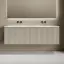 Тумба подвесная SANCOS Сноб Р (Snob R) 70x45x50 c двумя ящиками оснащенными доводчиками, Бежевый матовый (Beige Soft), арт.SNR70CE