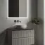 Тумба подвесная SANCOS Сноб Р (Snob R) 70x45x50 c двумя ящиками оснащенными доводчиками, Бежевый матовый (Beige Soft), арт.SNR70CE
