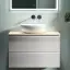 Тумба подвесная SANCOS Сноб Р (Snob R) 70x45x50 c двумя ящиками оснащенными доводчиками, Белый матовый (Bianco), арт.SNR70W