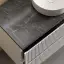 Тумба подвесная SANCOS Сноб Р (Snob R) 70x45x50 c двумя ящиками оснащенными доводчиками, Белый матовый (Bianco), арт.SNR70W