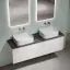 Тумба подвесная SANCOS Сноб Р (Snob R) 70x45x50 c двумя ящиками оснащенными доводчиками, Белый матовый (Bianco), арт.SNR70W