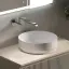Тумба подвесная SANCOS Сноб Р (Snob R) 70x45x50 c двумя ящиками оснащенными доводчиками, Бежевый матовый (Beige Soft), арт.SNR70CE