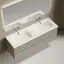 Тумба подвесная SANCOS Сноб Р (Snob R) 60x45x50 c двумя ящиками оснащенными доводчиками, темный антрацит матовый, арт.SNR60MDH